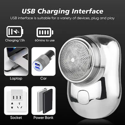 Mini Portable Electric Shaver – Ultra-Compact Grooming Device