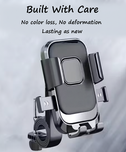 Adjustable Anti-Shake Cycle & Bike Mobile Stand (Waterproof, Universal Fit)