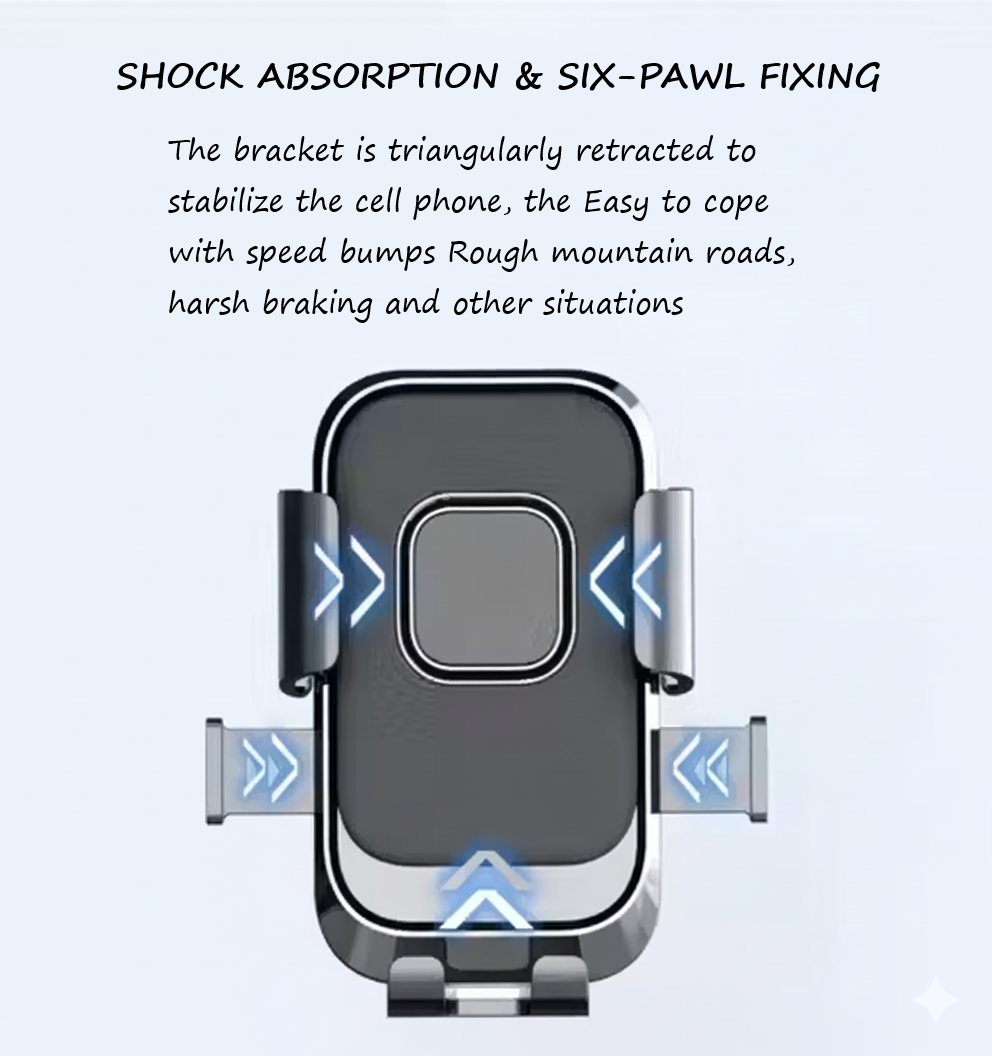 Adjustable Anti-Shake Cycle & Bike Mobile Stand (Waterproof, Universal Fit)