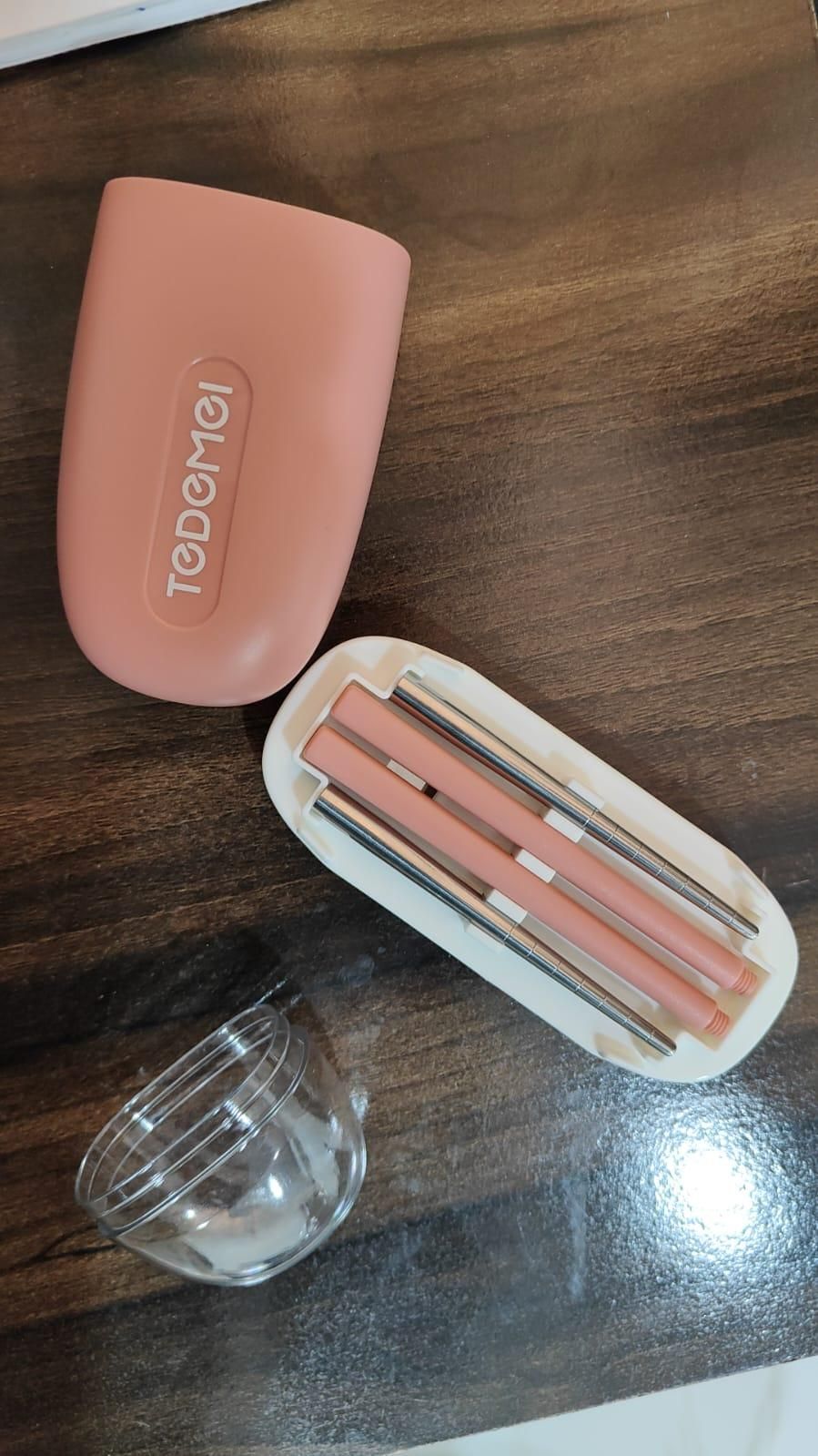 Portable Outdoor Camping Cutlery Set – Chopsticks, Spoon & Fork (2-Piece Kit)