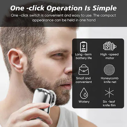 Mini Portable Electric Shaver – Ultra-Compact Grooming Device