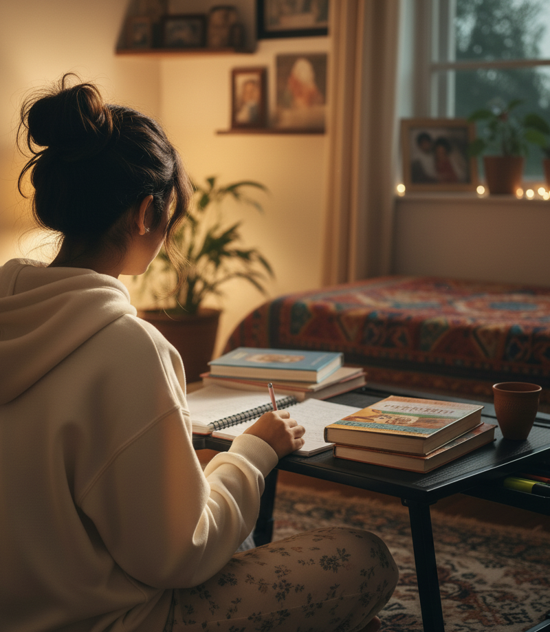 Study Table/Bed Table/Foldable and Portable Wooden/Writing Desk for Office/Home/School